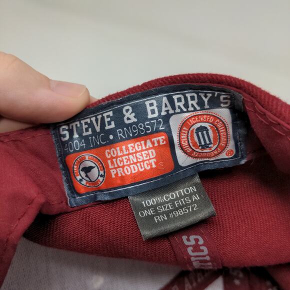 Steve & Barry's IU Indiana Hoosiers Strapback Hat Embroidered Logo Red OSFA - Picture 12 of 12